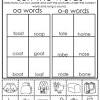 Oa ow words worksheets free sheetsenglish. 1