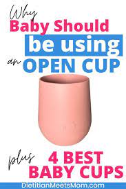 4 Best Baby Open Cups Teaching Your Baby Cup Skills Dietitian Meets Mom