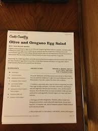 Olive And Oregano Egg Salad Page 1 Of 2 Egg Salad Food Words Oregano