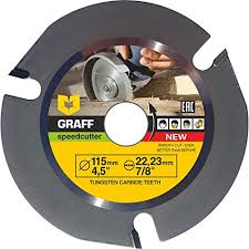 Take a look at the angle lever near the front of the circular saw and see what marking it points to. Buy Graff Speedcutter 4 1 2 Wood Carving Disc For Angle Grinder Circular Saw Blade For Cutting Sculpting Shaping 7 8 Arbor 115mm Online In Indonesia B07kfj31g6