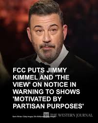 Federal Communications Commission Chairman Brendan Carr put ABC and other broadcast networks on notice that programs like "Jimmy Kimmel Live!" and "The View" are subject to "equal time" rules if they have