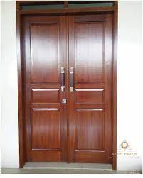 Pintu rumah 2 pintu modern terbaru. Pintu Rumah Kayu Jati Minimalis Jepara Miniuty Furniture