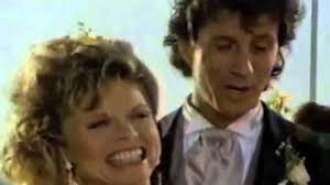 Kim & Shane (happy!) at Kayla & Steve's wedding. 1988.