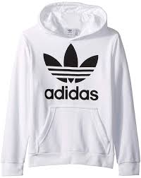 Black And White Adidas Kids Adidas Kids Trefoil Hoodie Boy 39 S Sweatshirt Genel Adidas Outfit Sweatshirts Stylish Hoodies