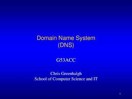 Domain Name System Contents Definitions Dns Naming Structure Dns Components How Dns Servers Work Dns Organizations Summary Ppt Download