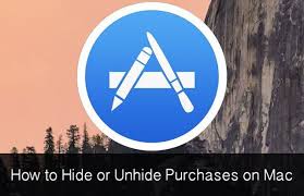How To Hide And Unhide Purchases In Mac App Store Free Tech Tutors Mac App Store App Store Mac
