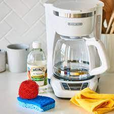 Fill the water chamber to its full capacity with equal parts white vinegar and water. How To Clean A Coffee Maker Kitchn