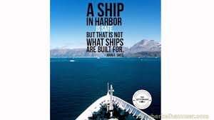 Image result for ship in the harbor is safe