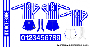 Idrottsföreningen kamraterna göteborg, commonly known as ifk göteborg, ifk (especially locally). Ifk Goteborg 1994 95 Champions League Fotboll Farg Form