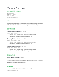Accounts resume format in word. 45 Free Modern Resume Cv Templates Minimalist Simple Clean Design