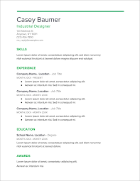 How to prepare resume for first job. 45 Free Modern Resume Cv Templates Minimalist Simple Clean Design