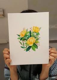 Flowers Painting Easy 67 Ideas Floral Prints Art Flower Drawing Poster Color Painting In case someone likes your drawing and wants to buy it, it is best to use images that are free for any use.