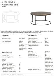 Handcrafted in geometric brushed brass and finished with a white gloss tabletop, the piece has a gorgeous vintage style. Arteriors Home Nixon Coffee Table Clayton Gray Home