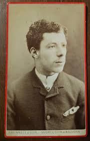 Mysterious cut-out figure in old CDV album photo