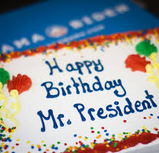 Jeff myers & karissa slate. Prx Piece Happy Birthday Mr President