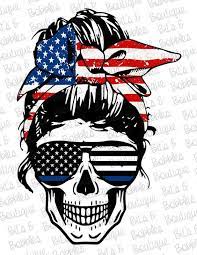 America Skull Sublimation Png Stars Flag Png Instant Etsy Blue Art Art Cricut Projects Vinyl
