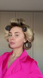 Blonde Curls and Satin Blouse: Fashion Moments