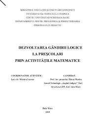 Este recomandabil să vă perfectați un act de identitate cu domiciliu în unul din orașele româniei, dacă sunteți înregistrat în unele din satele unul județ, pot apărea, ulterior, probleme cu. Doc Dezvoltarea Gandirii Logice La Prescolari Toth Mariana Academia Edu