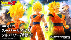 This item will be released on november 15, 2021. Dragon Ball Z Preview Of The S H Figuarts Super Saiyan Full Power Son Goku The Toyark News
