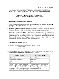 Diploma kejuruteraan mekanikal (penyamanan udara & penyejukbekuan). 1 Motivasi Panduan Merit Bagi Spm Rev1 Print