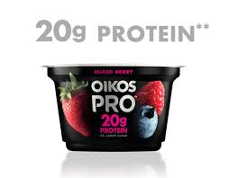 Oikos triple zero greek nonfat yogurt, peach. Strawberry Oikos Triple Zero High Protein Nonfat Greek Yogurt