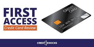 Check spelling or type a new query. First Access Credit Card Review See The Better Alternatives