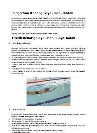 We did not find results for: Pengertian Renang Gaya Dada Katak