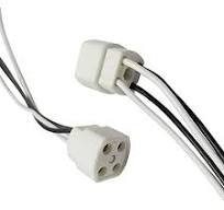 G10q 4 pin Single End uv Light Ceramic Plastic Lamp Sockets ...