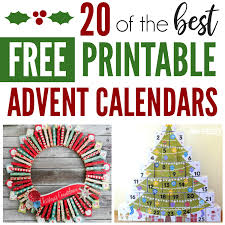Free printable 2021 calendars are available here. Free Printable Advent Calendars My Joy Filled Life