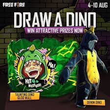 Light your fire for drawing flames. Garena Free Fire Ready For Your Pencils For A New Drawing Event Has Come Create Your Own Dino Drawing For A Chance To Win Dino Mite Prizes Including The Denim Dino