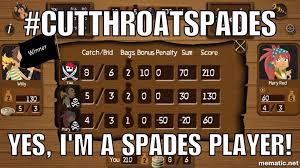 You Ve Played Spades Now Play It With Pirates Cutthroatspades Best Three Handed Spades Card Game Spades Card Game Spades Game Classic Card Games