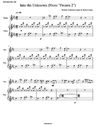 As this song is a musical it contains a few parts that are very different from each other. Into The Unknown Piano Sheet Music Free Sheet Music