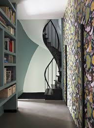 The Blue Black And Green Home Of Anne Geistdoerfer Of The Paris Architecture Firm Double G There S A Lot To Love Ab Home Eclectic Home Beautiful Interiors