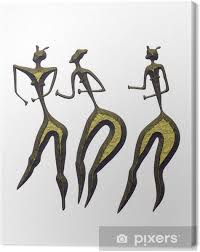 Maybe you would like to learn more about one of these? Three Women Primitive Art Canvas Print Pixers We Live To Change