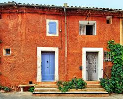 Facades Of Houses Roussillon