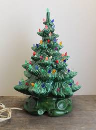 Vintage Musical Lighted Ceramic Christmas Tree 17 Etsy Ceramic Christmas Trees Frosty The Snowmen Christmas Tree