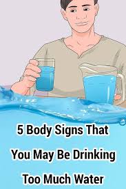5 Body Signs That You May Be Drinking Too Much Water Womens Health Magazine Infographic Health Water Health