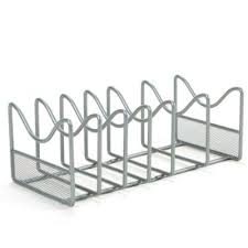 Org Metal Pot And Lid Organizer In Silver Lid Organizer Pot Lid Organization Pan Storage