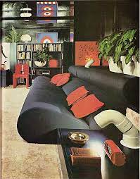 Reading the v&a materials it seems pretty clear that postmodernists were challenging the minimalist lines of mid century modern furniture. To Boldly Go Where No Style Has Gone Before Retro Home Decor Retro Home Retro Room