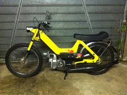 Garage Build Fast Eddie Felson Moped Bike Custom Moped Custom Motorcycle