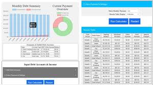 online credit card payoff calculator debt free debt