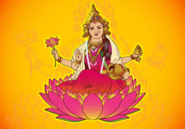 Lakshmi göttin produkte sind am beliebtesten in north america, south america, und central america. Hindu Gottin Lakshmi 136132 Vektor Kunst Bei Vecteezy