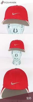 90s Nike Strap Back Golf Hat Cap Tiger Woods Red 90s Nike Hats Golf Hats