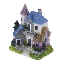 My little one picked the flowers, help me clean the. Buy Online Cute Mini Resin House Miniature House Fairy Garden Micro Landscape Home Garden Decoration Resin Crafts Color Random Alitools