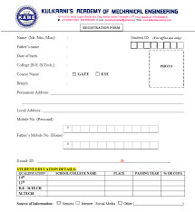 Application Form Download Pdf