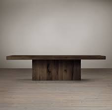Diy dupes are diys that copycat expensive store bought things for way cheaper! Reclaimed Russian Oak Plinth Coffee Table Coffee Table Coffee Table Restoration Hardware Coffee Table Square