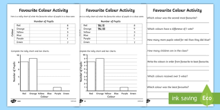 Tally Chart Worksheets Tally Chart Worksheets Bar Chart