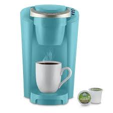 Keurig K Compact Single Serve K Cup Pod Coffee Maker Turquoise Walmart Com Single Serve Coffee Makers Pod Coffee Makers Keurig