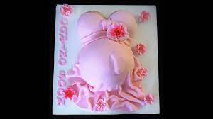 Cake Decorating Tutorial How To Make A Baby Shower Belly Cake Sugarella Sweets Youtube
