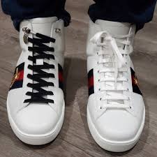 No Tie Shoelaces Vs Regular Shoelaces Tie Shoelaces Shoe Laces Gucci High Top Sneakers